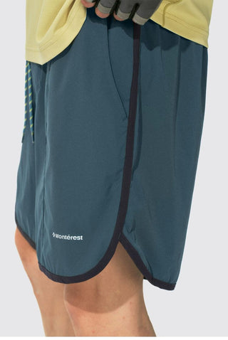 [Monterest] Quick-Dry Contrast Trim Surf Shorts