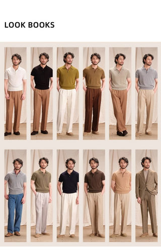 [CULTUM] Knit Polo Shirt