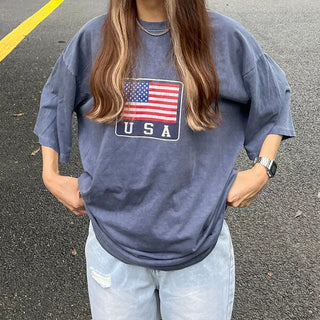 (Unisex) USA Print T-Shirt