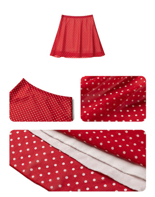 [NECY] Coco Red Mesh Dot A