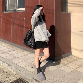 Lettering Hooded T-shirt