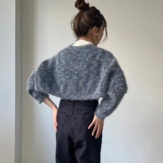 Mixed Bolero Cardigan