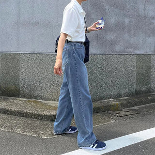 minimal open collar tee