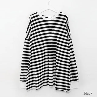 Striped oversized t