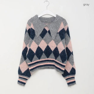 Pastel Round Knit