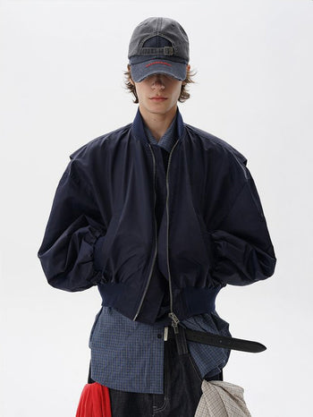 [MASONPRINCE] Nylon Flight Jacket