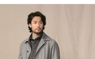 [CULTUM] Wool Blend Waterproof Mac Coat