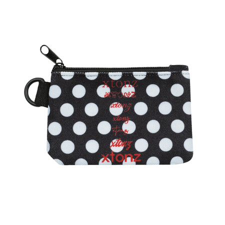 GAC019 Leopard Eyelet Keyring Card Wallet (BLUE)