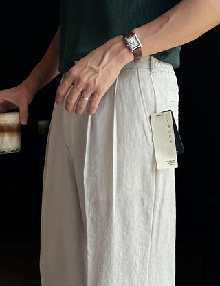 Linen. Elastic Summer Slacks (cool fabric)