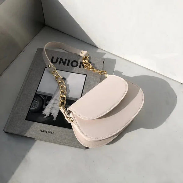 Soft chain mini shoulder bag (with cross strap)