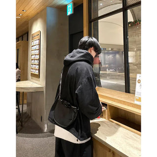 (Unisex) Hooded Denim Jumper