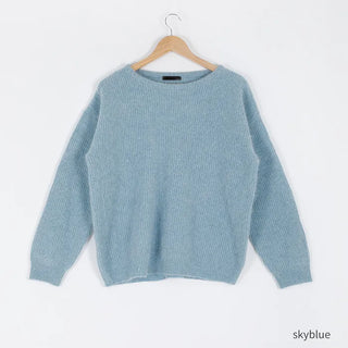 color pop angora knit