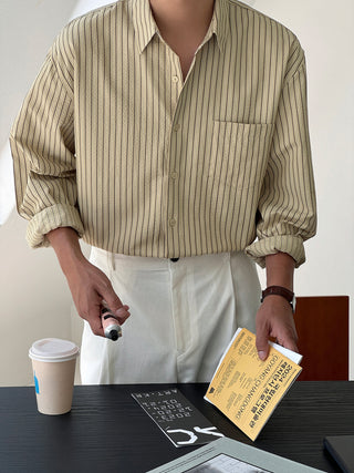 Cohen Seersucker Stripe Shirt
