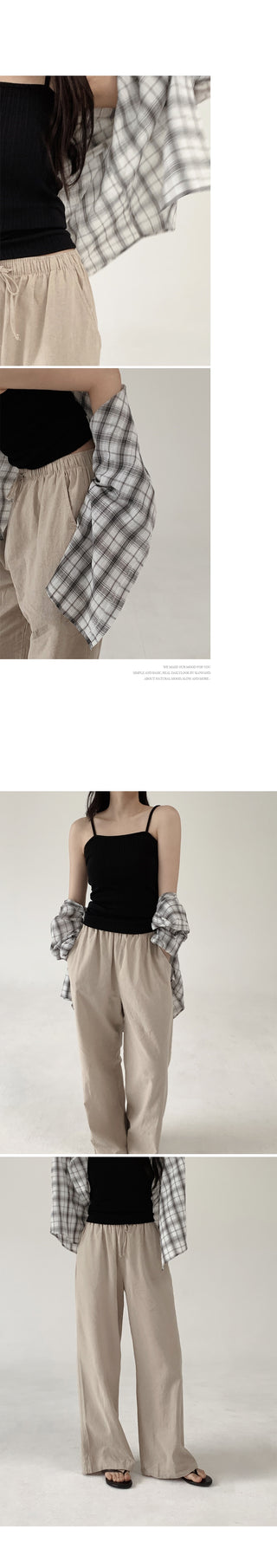 Wood Linen Wide Pants - 6 Colors
