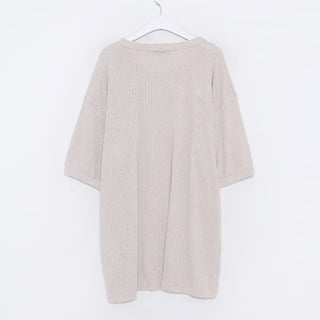 u-neck half knit