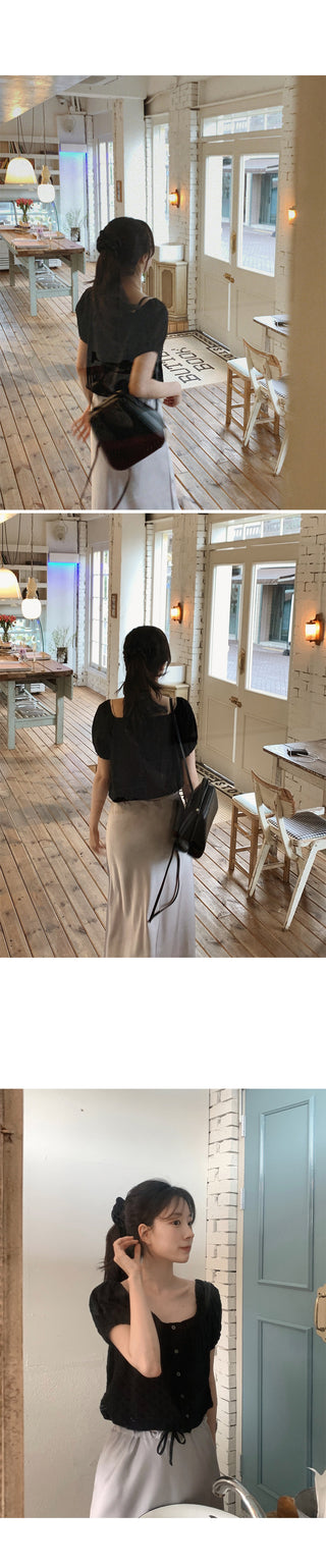 Cotton Flower Blouse - 2 colors