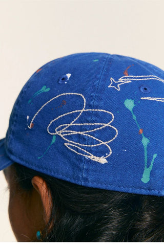 [Monterest] Washed Paint Splatter Embroidered Cap