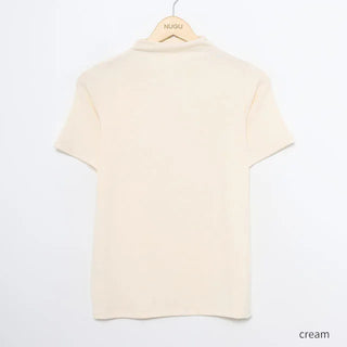 daily soft half neck T