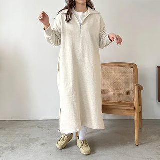 Half-zip dress