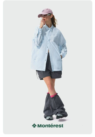 [Monterest] Water Repellent Lightweight Snap Shirt