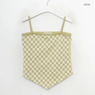 Checked camisole