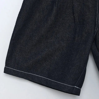 studio short denim pants