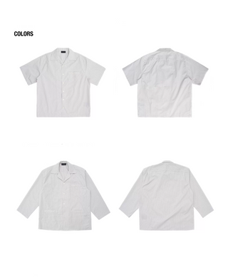 [MASONPRINCE] Salt-shrunk Stripe Shirt