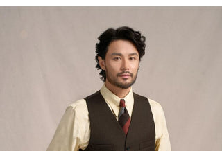 [CULTUM] 1930s Wool Blend Twill 4-Pocket Vest