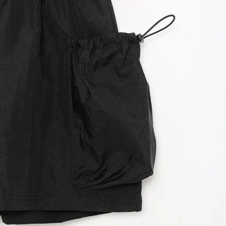 Side pocket nylon shorts