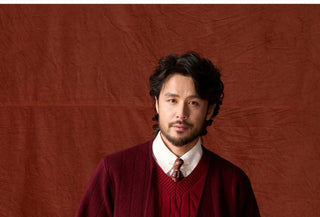 [CULTUM] Wool Blend V-Neck Knit Cardigan