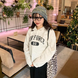 Half-zip sweatshirt