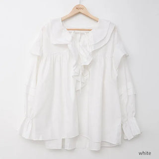 Frilled blouse