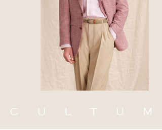 [CULTUM] Houndstooth Suit Jacket