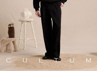 [CULTUM] Heavyweight Cotton Half-Zip Hoodie