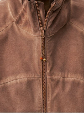 [Monterest] Washed 4-Way Stretch Mesh Hooded Jacket