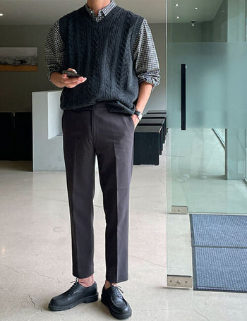 Cable Cashmere Vest (5 colors)