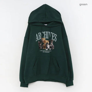 Cat Oversized Hoodie
