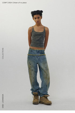 CONP Vintage Double Knee Jeans (Blue)