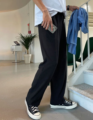 Brick Cooling Elastic Waist Slacks (3 colors)