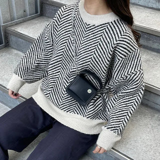Herringbone Round Knit