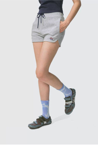 [Monterest] Drawstring Logo Embroidered Sweat Shorts