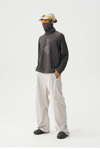 [Monterest] Waffle Knit Quick-Dry Long Sleeve Tee