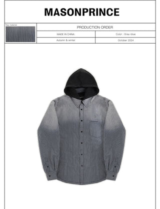 MASONPRINCE Washed Cotton Hooded Jacket