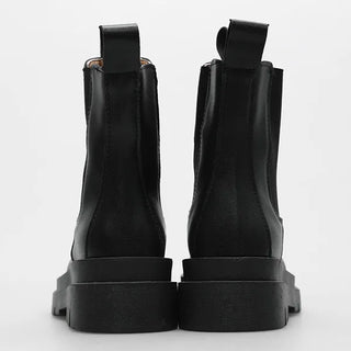 Multi-colored mid-calf Chelsea boots