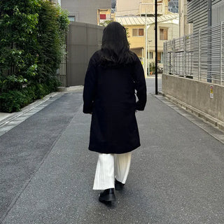 Plain duffel coat