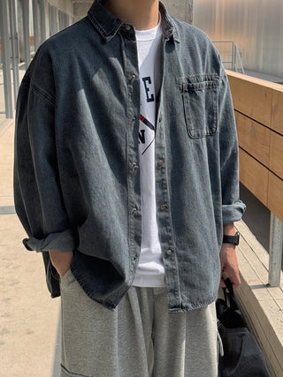 Miller Washed Denim Shirt Jacket