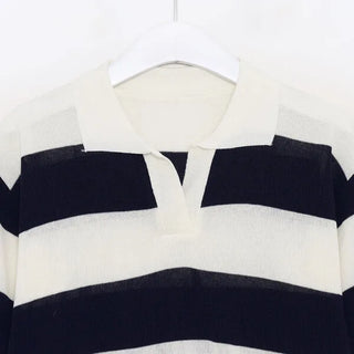 Colored striped knit