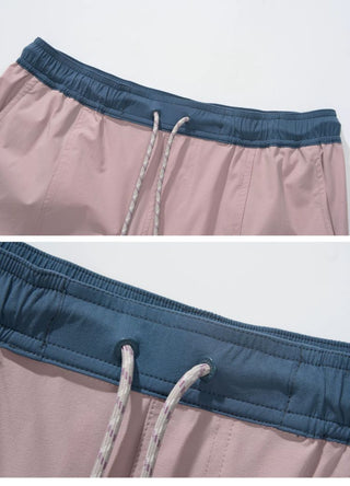 [Monterest] Quick-Dry Contrast Trim Surf Shorts