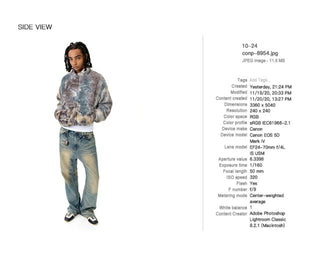 CONP Tie-Dye Sherpa Coat