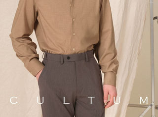 [CULTUM] One-Piece Collar Wrinkle-Free Shirt